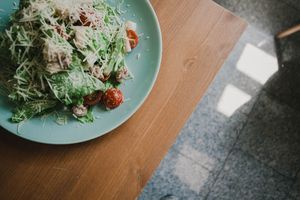 Vegan Caesar salad in Veggie Box at Veggie Box in St Petersburg