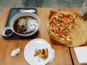 Всё очень вкусно 👍👍👍 очень большие порции. Уютно и чисто. Рекомендую 🤗 at Veggie Box in St Petersburg