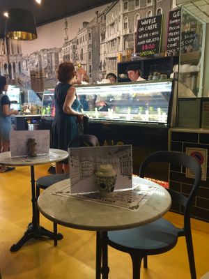 Interior  at Vespa's Gelateria in Mornington