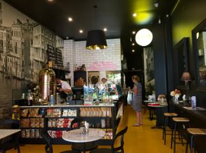 Interior  at Vespa's Gelateria in Mornington
