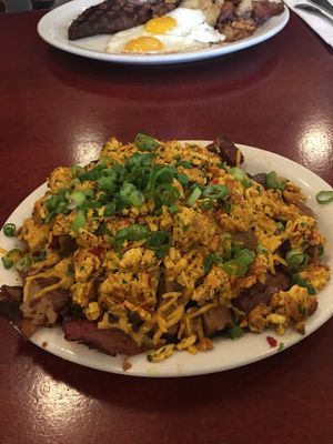 The Veggie Potato Plus, add tofu  at Blue Star Cafe & Pub in Seattle