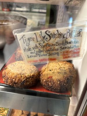 Vegan options  at Tiger Lily Cafe in Port Jefferson