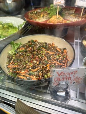 Vegan options  at Tiger Lily Cafe in Port Jefferson