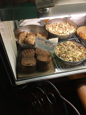 Veggie burger  at Tiger Lily Cafe in Port Jefferson