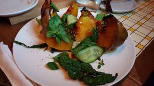 Japanese pumpkin at Miss Kaplan in Tel Aviv