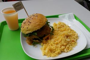 Menu 2 at Vegana Burgers - Atrium Saldanha in Lisbon