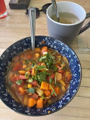 African stew  at Gabriel's Cafe in Nanaimo