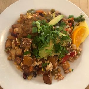 Tofu scramble  at Gabriel's Cafe in Nanaimo