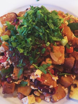 Tofu scramble  at Gabriel's Cafe in Nanaimo