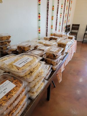 Some of the prepackaged items #Veganuary at Sattvik Foods in San Diego