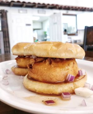 Vada Pav ($6) at Sattvik Foods in San Diego