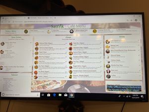 Menu at Sattvik Foods in San Diego