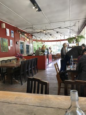 Inside at Kallista Tea Rooms in Kallista