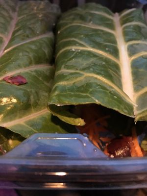 Collard wraps at Postmodern Foods in Washington