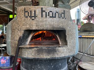 Wood fired oven  at By Hand Cafe in Chiang Mai