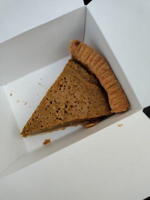 Pumpkin pie at Curbside Creamery in Oakland