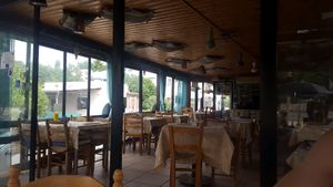 interior at St. Paul's Pillar Restaurant in Paphos