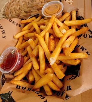 Fries  #Veganuary at Homegrown Smoker in Portland