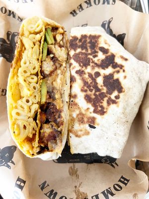 Crunch Wrap...  at Homegrown Smoker in Portland