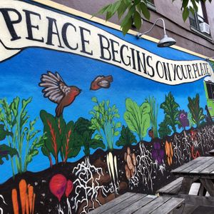 Outdoor Seating  at Homegrown Smoker in Portland