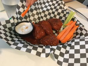 Wings at Homegrown Smoker in Portland