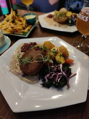 Seitan filet at Blackbird in Gothenburg