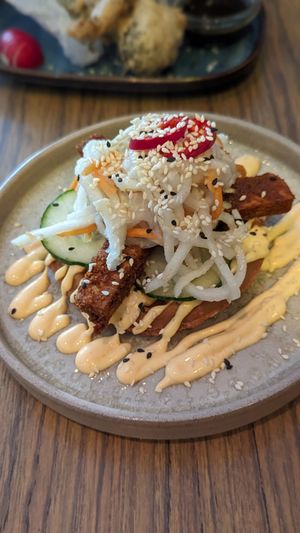 Ban mi waffle at Blackbird in Gothenburg