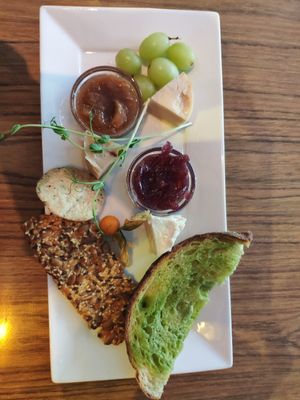 Cheese plate at Blackbird in Gothenburg