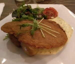 Seitanschnitzel at Blackbird in Gothenburg