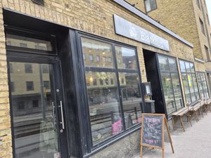 Restaurant front at Blackbird in Gothenburg