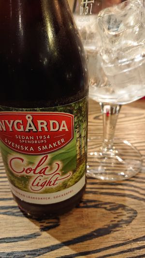 Swedish cola at Blackbird in Gothenburg