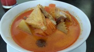 masaman curry at Vegan Khunnay in Koh Samui