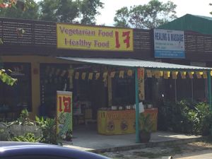 Entrance  at Vegan Khunnay in Koh Samui