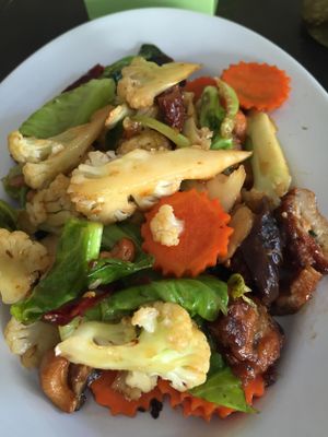 Chicken  at Vegan Khunnay in Koh Samui