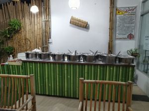 Lots of dishes at Vegan Khunnay in Koh Samui