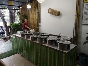 Buffet at Vegan Khunnay in Koh Samui