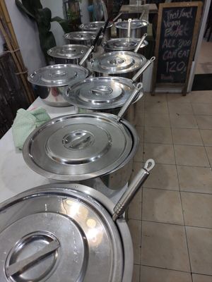 Buffet at Vegan Khunnay in Koh Samui