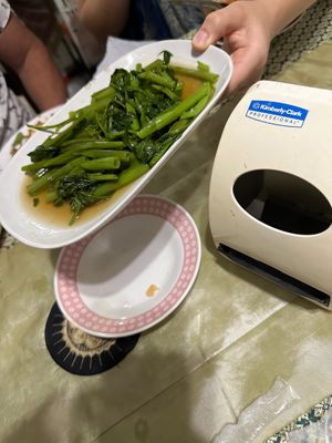 Morning glory at Vegan Khunnay in Koh Samui