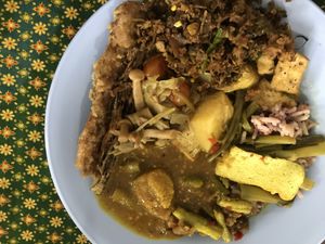 Buffet delights  at Vegan Khunnay in Koh Samui