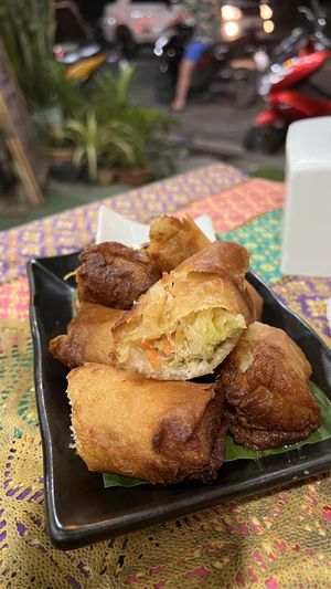 Best Spring Rolls I‘ve ever eaten!!! #Veganuary at Vegan Khunnay in Koh Samui