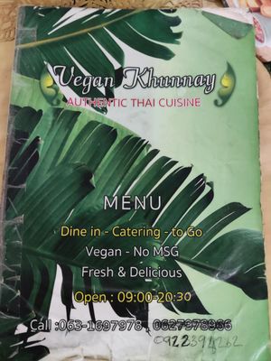 at Vegan Khunnay in Koh Samui