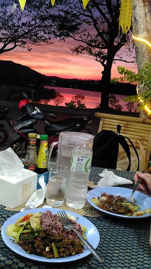 Excellent view at Vegan Khunnay in Koh Samui