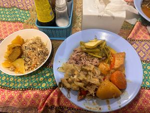 All you can eat for baht 150  at Vegan Khunnay in Koh Samui