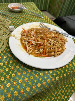 Pad Thai #Veganuary at Vegan Khunnay in Koh Samui