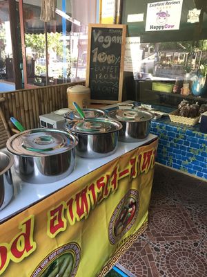 Buffet  at Vegan Khunnay in Koh Samui