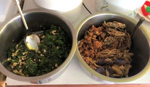 Fried mushrooms at Vegan Khunnay in Koh Samui