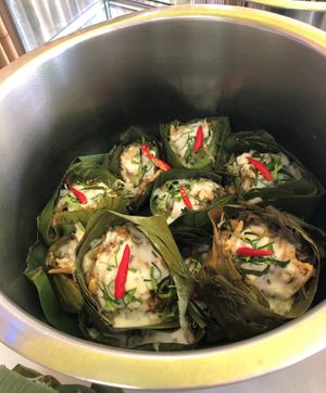 Buffet at Vegan Khunnay in Koh Samui