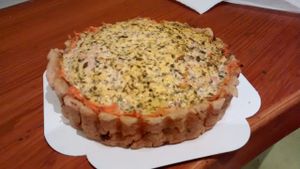 Carrot pie at Invita Fresh Food in Toulouse