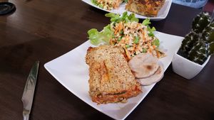 Lasagna at Invita Fresh Food in Toulouse