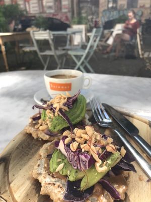 Pancakes vegan ! at Eliza Cafe & Lieblingsstucke in Berlin